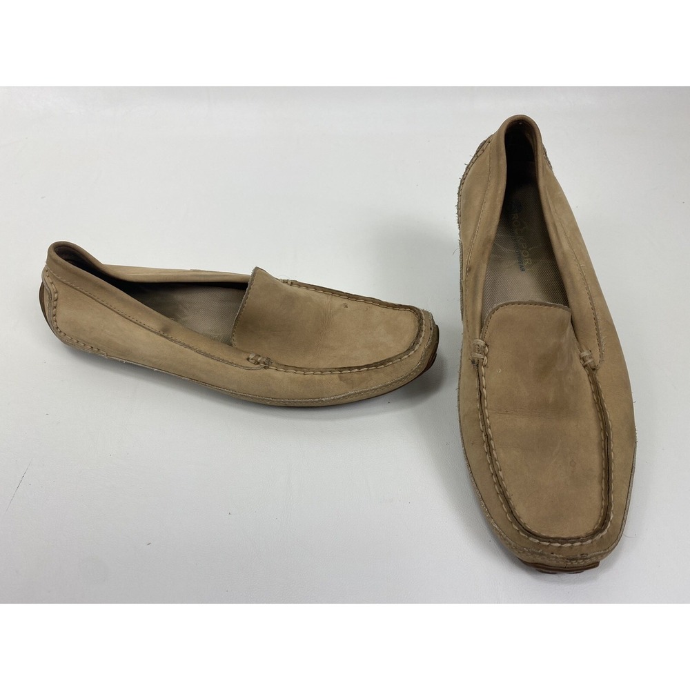 Rockport Men's Washable‎ Leather Footwear Moc Size 9 M Driving Shoes Slip On